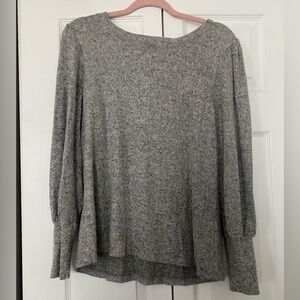 Gray Long Sleeve Sweater